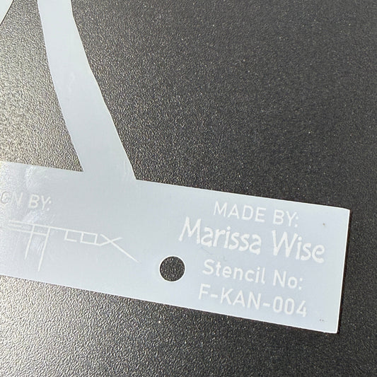 Landscape Kangaroo Paw Negative Stencils by De Gillett Cox (F-KAN-004)