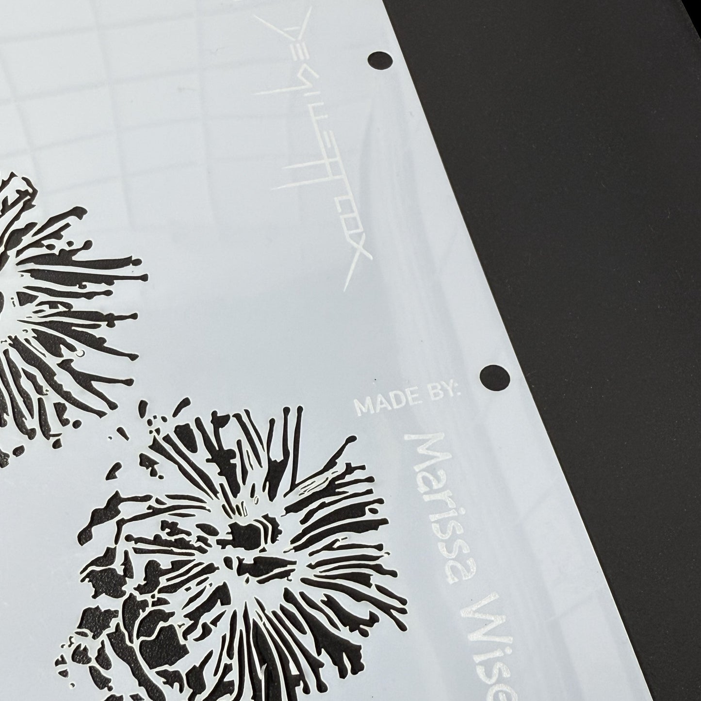Wildflower Gum Blossom Stencil by De Gillett Cox (F-GUM-001)