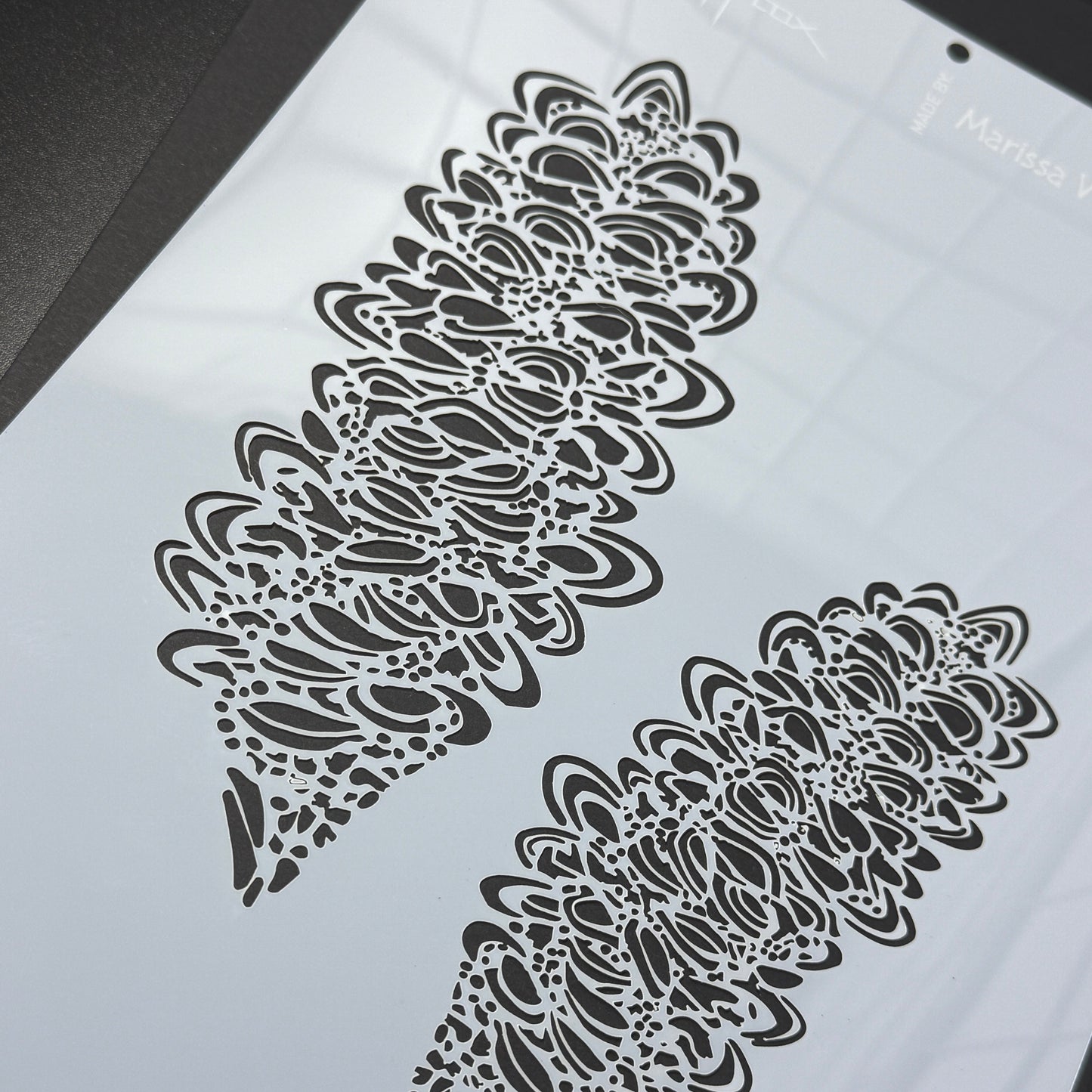 Banksia Pods Stencil by De Gillett Cox (F-BAN-003)