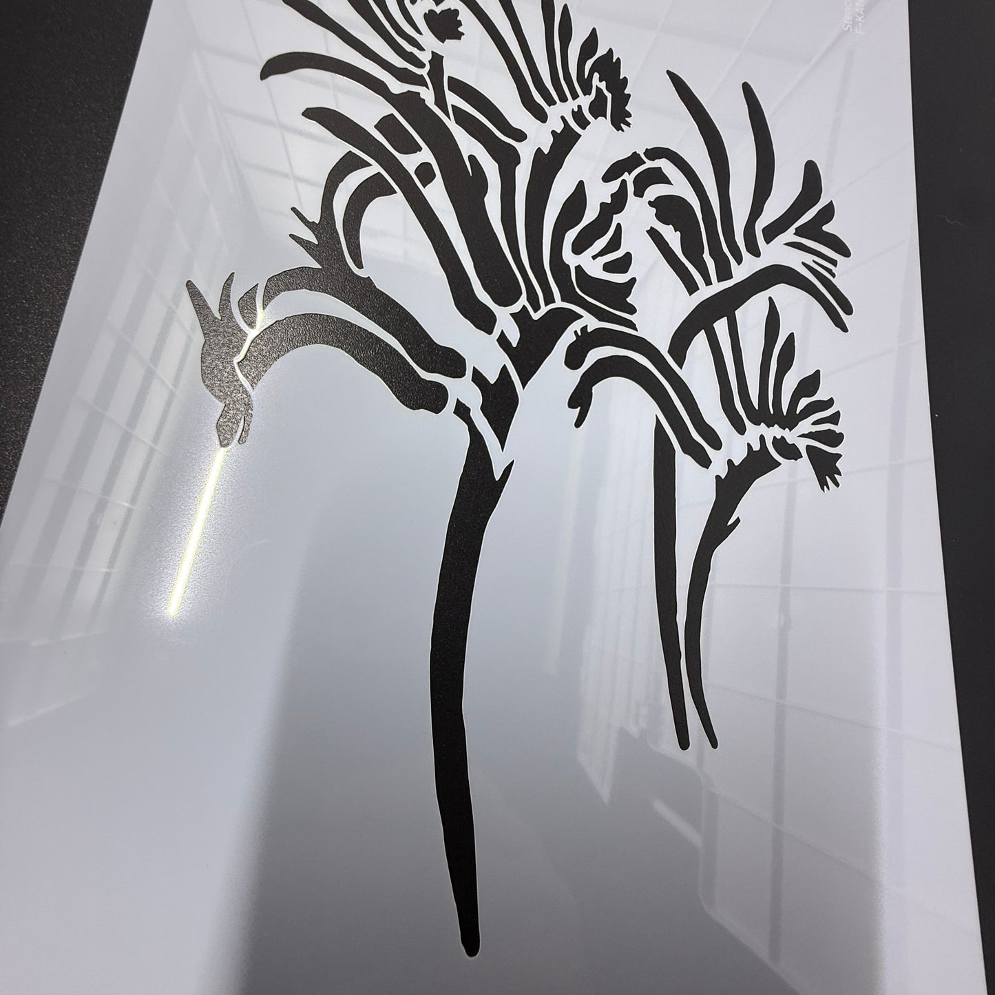 Kangaroo Paw Positve Stencil by De Gillett Cox (F-KAN-002)