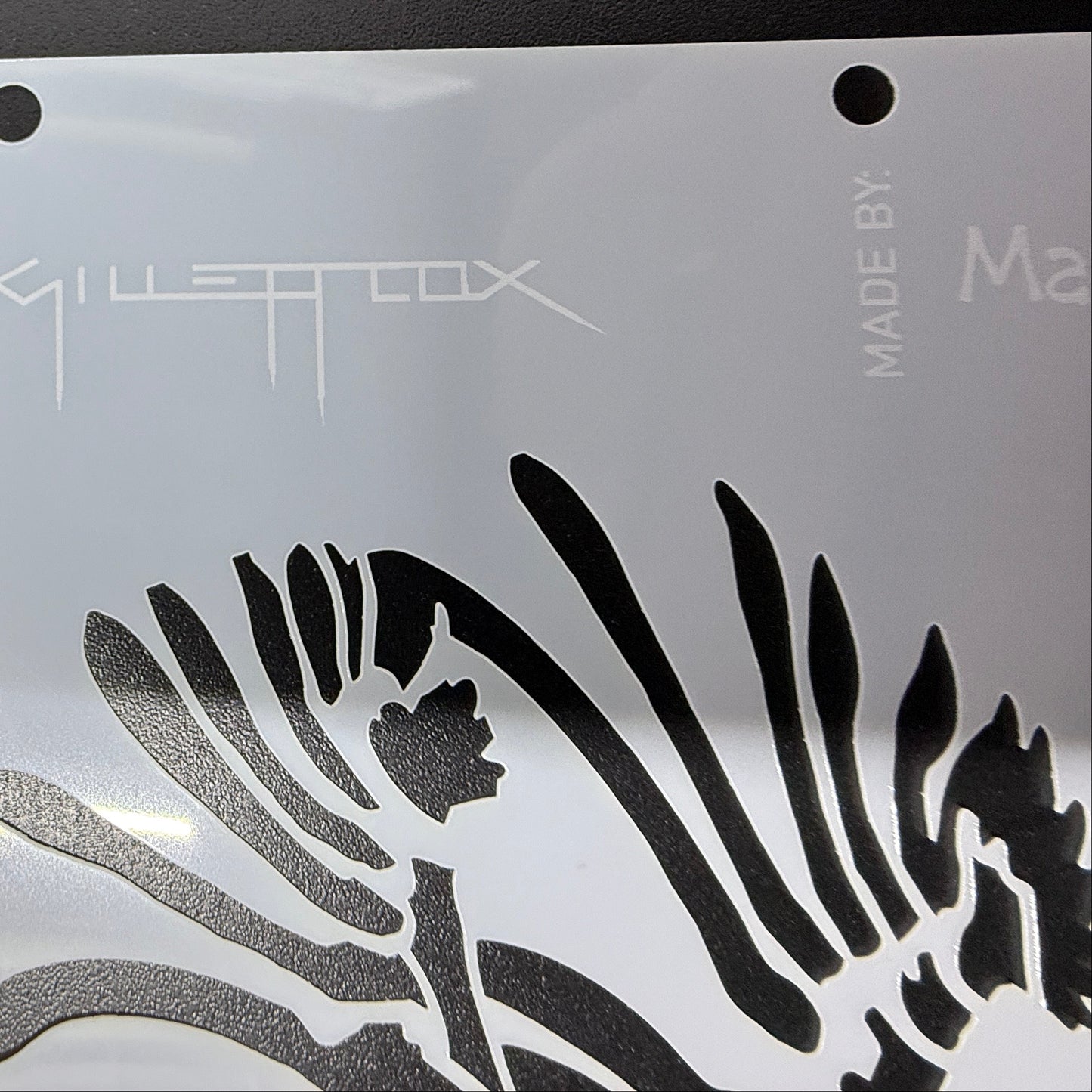 Kangaroo Paw Positve Stencil by De Gillett Cox (F-KAN-002)