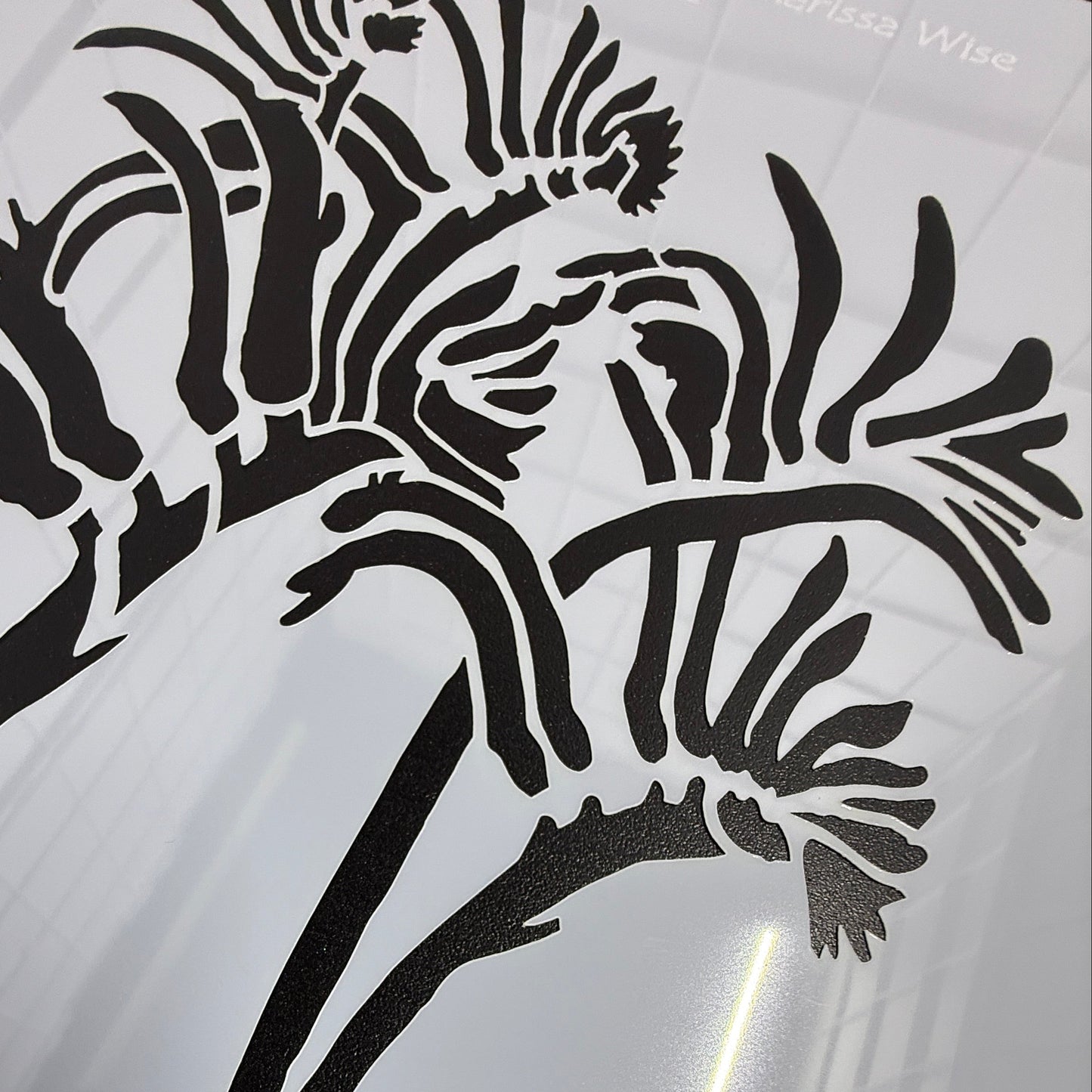 Kangaroo Paw Positve Stencil by De Gillett Cox (F-KAN-002)