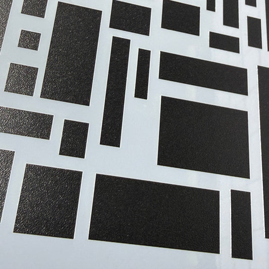 Rectangle Stencil by De Gillett Cox (P-REC-001)