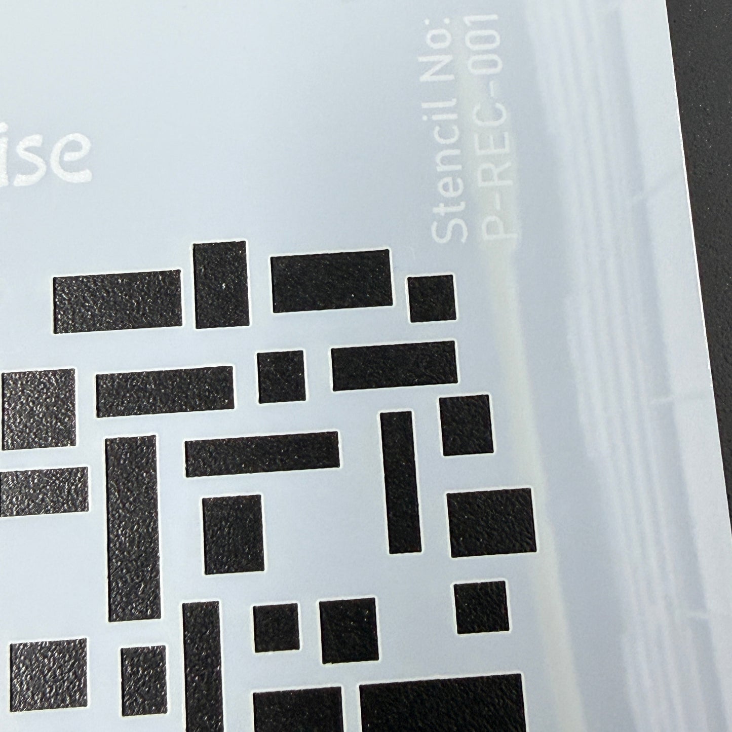 Rectangle Stencil by De Gillett Cox (P-REC-001) OPEN ACCESS