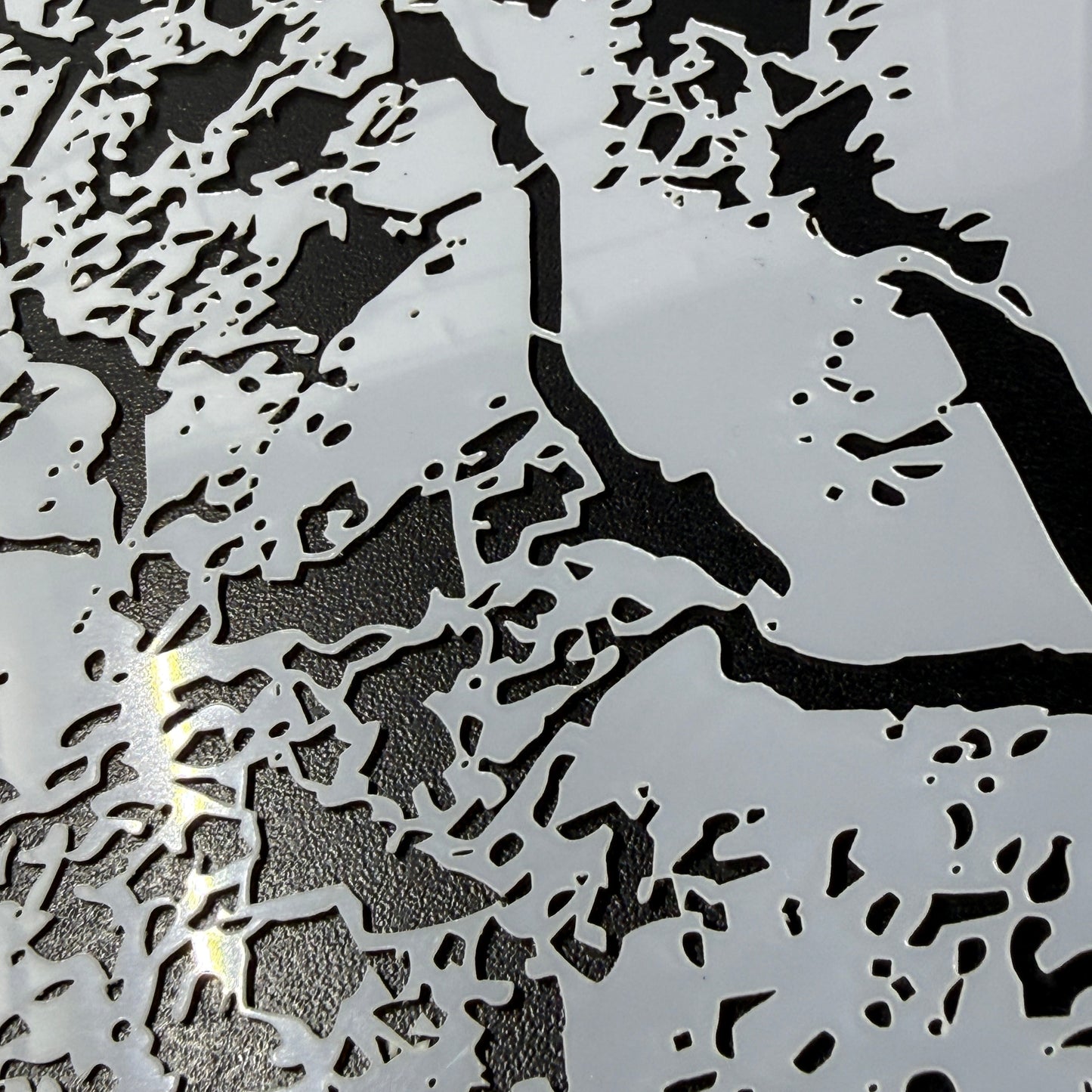 Tree top branch stencil by De Gillett Cox (T-BRA-002)