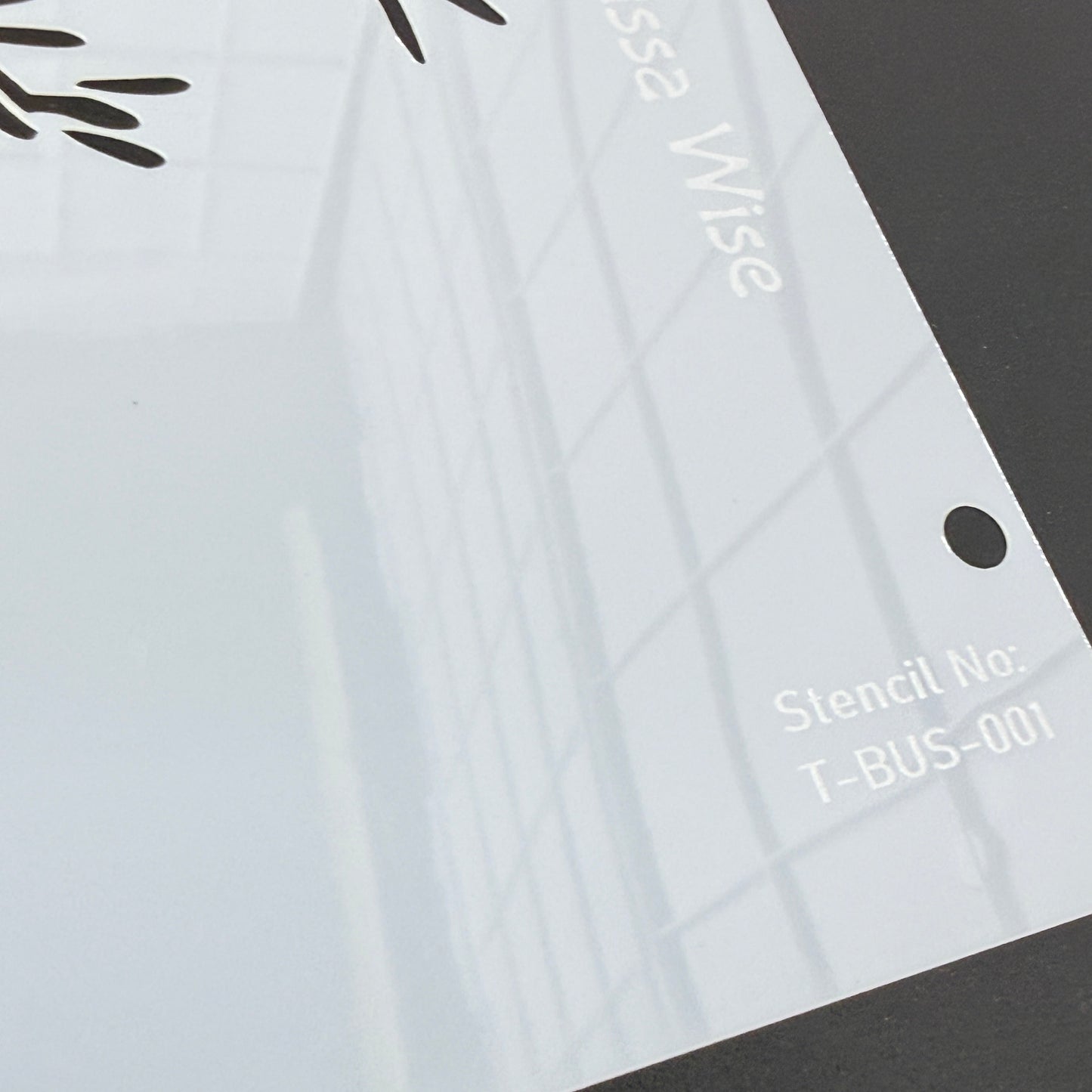 Fine Bush Stencil by De Gillett Cox (T-BUS-001)