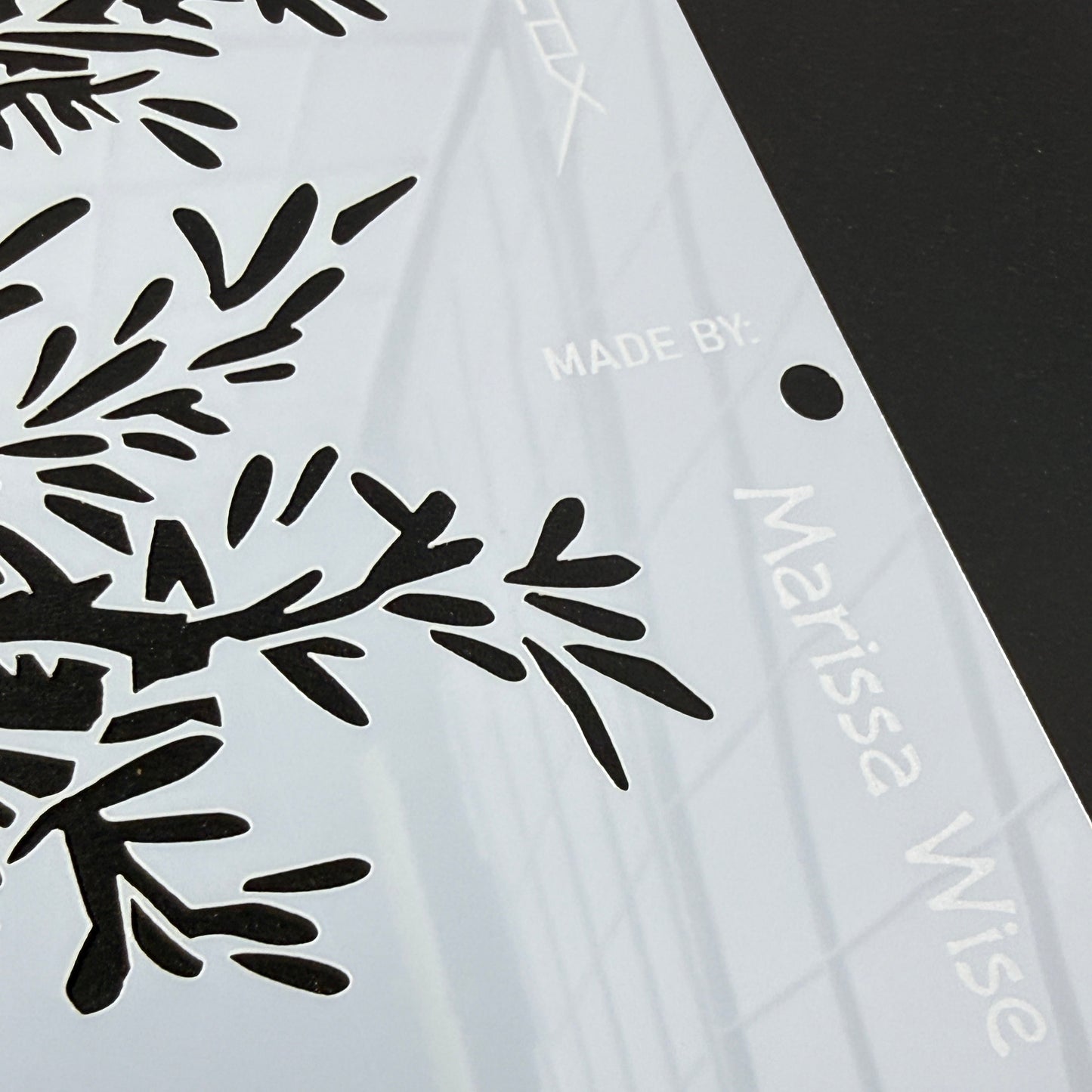 Fine Bush Stencil by De Gillett Cox (T-BUS-001)